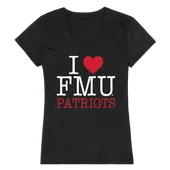 W Republic Women's I Love Shirt Francis Marion Patriots 550-306