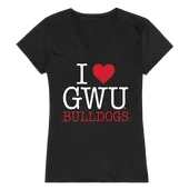 W Republic Women's I Love Shirt Gardner Webb Runnin Bulldogs 550-307