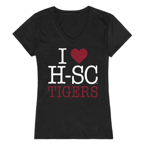 W Republic Women's I Love Shirt Hampden Sydney Tigers 550-309