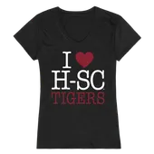 W Republic Women's I Love Shirt Hampden Sydney Tigers 550-309