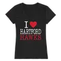 W Republic Women's I Love Shirt University Of Hartford Hawks 550-310