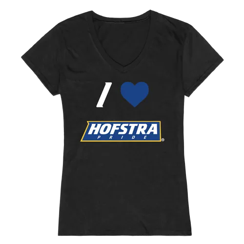 W Republic Women's I Love Shirt Hofstra University 550-312