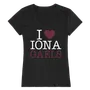 W Republic Women's I Love Shirt Iona College Gaels 550-315