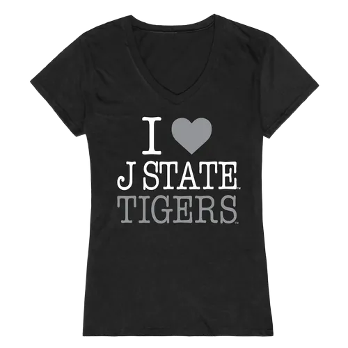 W Republic Women's I Love Shirt Jackson State Tigers 550-317