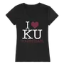 W Republic Women's I Love Shirt Kutztown Golden Bears 550-321