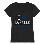 W Republic Women's I Love Shirt La Salle Explorers 550-322