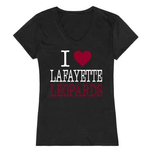 W Republic Women's I Love Shirt Lafayette Leopards 550-323