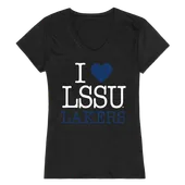 W Republic Women's I Love Shirt Lake Superior State University Lakers 550-325