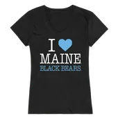 W Republic Women's I Love Shirt Maine Black Bears 550-334