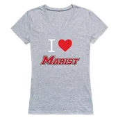 W Republic Women's I Love Shirt Marist Red Foxes 550-335