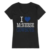 W Republic Women's I Love Shirt Mcneese State Cowboys 550-338