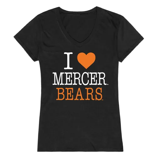 W Republic Women's I Love Shirt Mercer Bears 550-340
