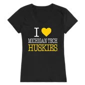 W Republic Women's I Love Shirt Michigan Tech 550-341