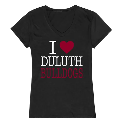 W Republic Women's I Love Shirt Minnesota Duluth Bulldogs 550-344