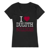 W Republic Women's I Love Shirt Minnesota Duluth Bulldogs 550-344