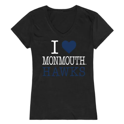 W Republic Women's I Love Shirt Monmouth University 550-345