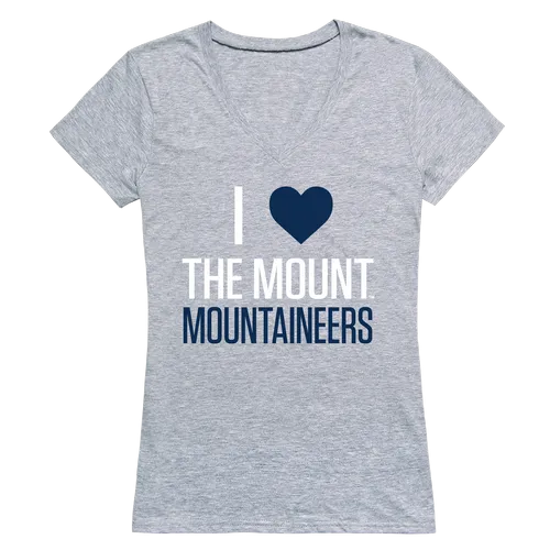 W Republic Women's I Love Shirt Mount St. Marys Mountaineers 550-347