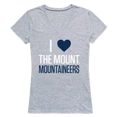 W Republic Women's I Love Shirt Mount St. Marys Mountaineers 550-347