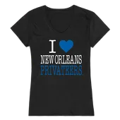 W Republic Women's I Love Shirt New Orleans Privateers 550-349