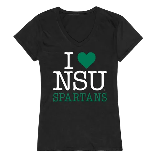 W Republic Women's I Love Shirt Norfolk State Spartans 550-350