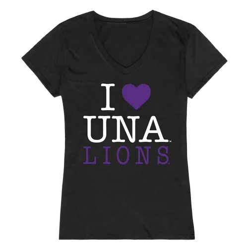 W Republic Women's I Love Shirt North Alabama Lions 550-351