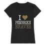 W Republic Women's I Love Shirt Unc Pembroke Braves 550-352