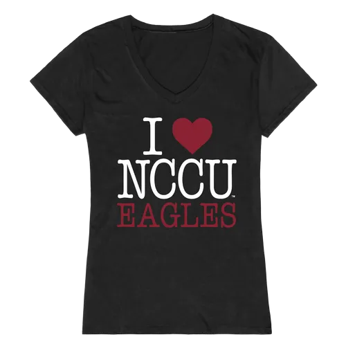 W Republic Women's I Love Shirt North Carolina Central Eagles 550-353