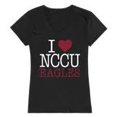 W Republic Women's I Love Shirt North Carolina Central Eagles 550-353