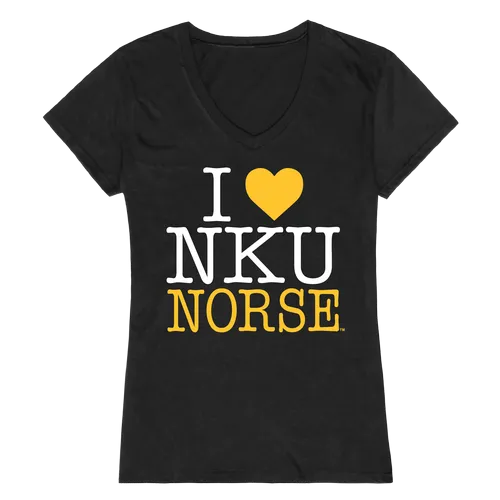 W Republic Women's I Love Shirt Northern Kentucky Norse 550-356