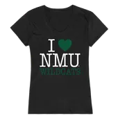 W Republic Women's I Love Shirt Northern Michigan Wildcats 550-357