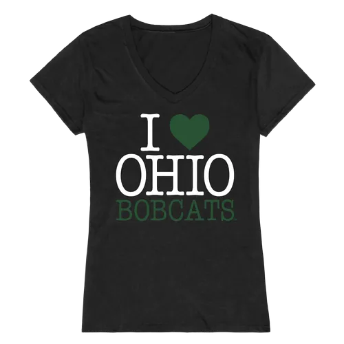 W Republic Women's I Love Shirt Ohio Bobcats 550-360