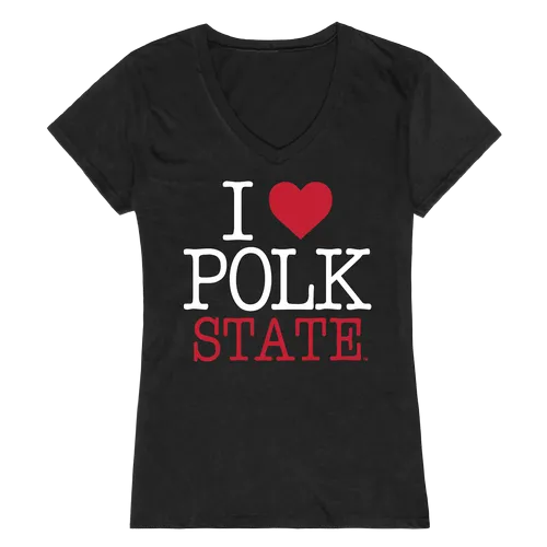 W Republic Women's I Love Shirt Polk State Eagles 550-362