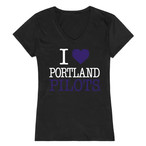 W Republic Women's I Love Shirt Portland Pilots 550-363