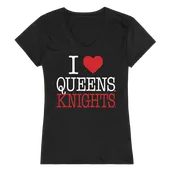 W Republic Women's I Love Shirt Queens College Knights 550-364