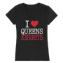 W Republic Women's I Love Shirt Queens College Knights 550-364