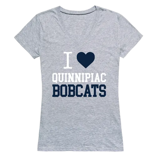 W Republic Women's I Love Shirt Quinnipiac Bobcats 550-365