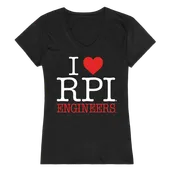 W Republic Women's I Love Shirt Rensselaer Polytechnic Institute 550-367