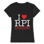 W Republic Women's I Love Shirt Rensselaer Polytechnic Institute 550-367