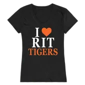 W Republic Women's I Love Shirt Rochester Rit Tigers 550-370