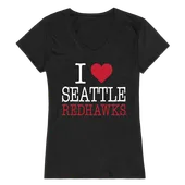 W Republic Women's I Love Shirt Seattle University Redhawks 550-378