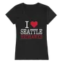 W Republic Women's I Love Shirt Seattle University Redhawks 550-378