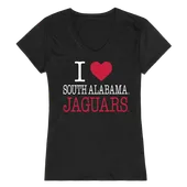 W Republic Women's I Love Shirt South Alabama Jaguars 550-382