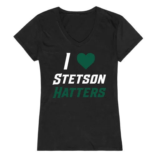 W Republic Women's I Love Shirt Stetson University Hatters 550-387