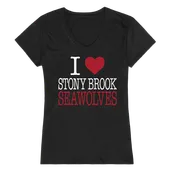 W Republic Women's I Love Shirt Stony Brook Seawolves 550-388