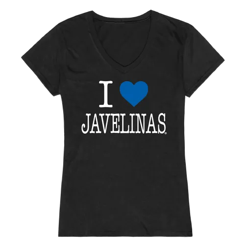 W Republic Women's I Love Shirt Texas A&M Kingsville Javelinas 550-392