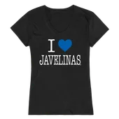 W Republic Women's I Love Shirt Texas A&M Kingsville Javelinas 550-392