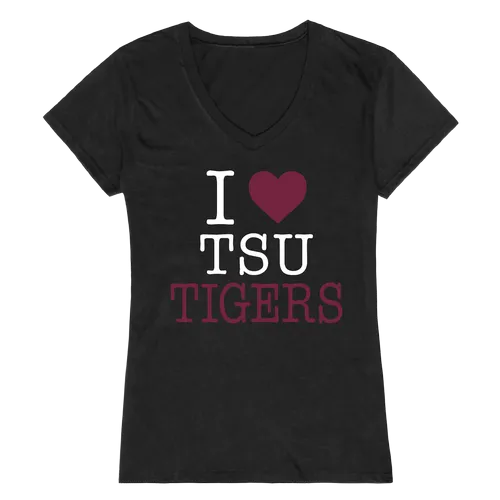 W Republic Women's I Love Shirt Texas Southern Tigers 550-393