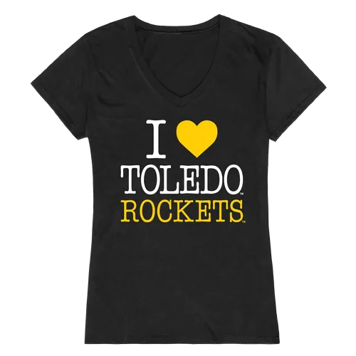 W Republic Women's I Love Shirt Toledo Rockets 550-396