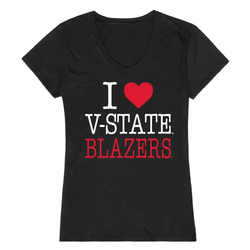 W Republic Women's I Love Shirt Valdosta State Blazers 550-398