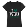 W Republic Women's I Love Shirt Wayne State Warriors 550-400